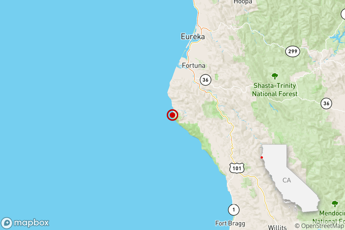 A magnitude 4.1 earthquake was reported Thursday morning near Fortuna, Calif., according to the U.S. Geological Survey.