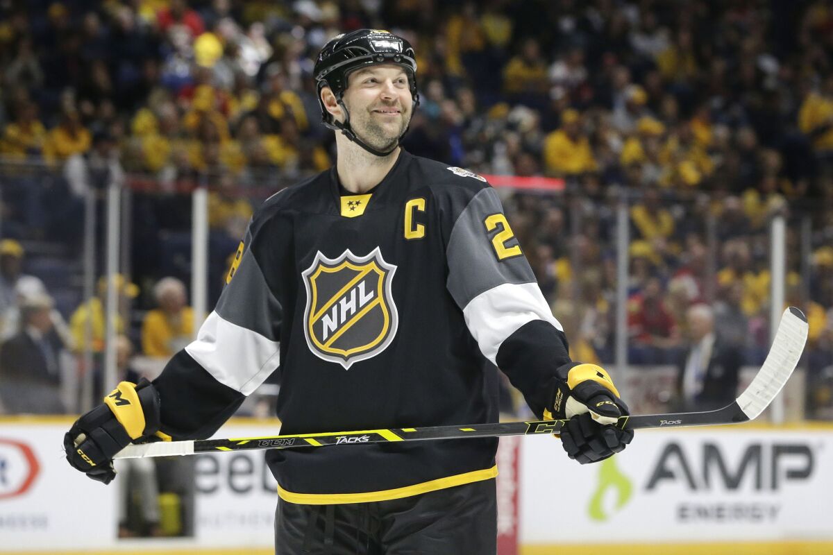 NHL ALL-STAR GAME: One more honor for Scott