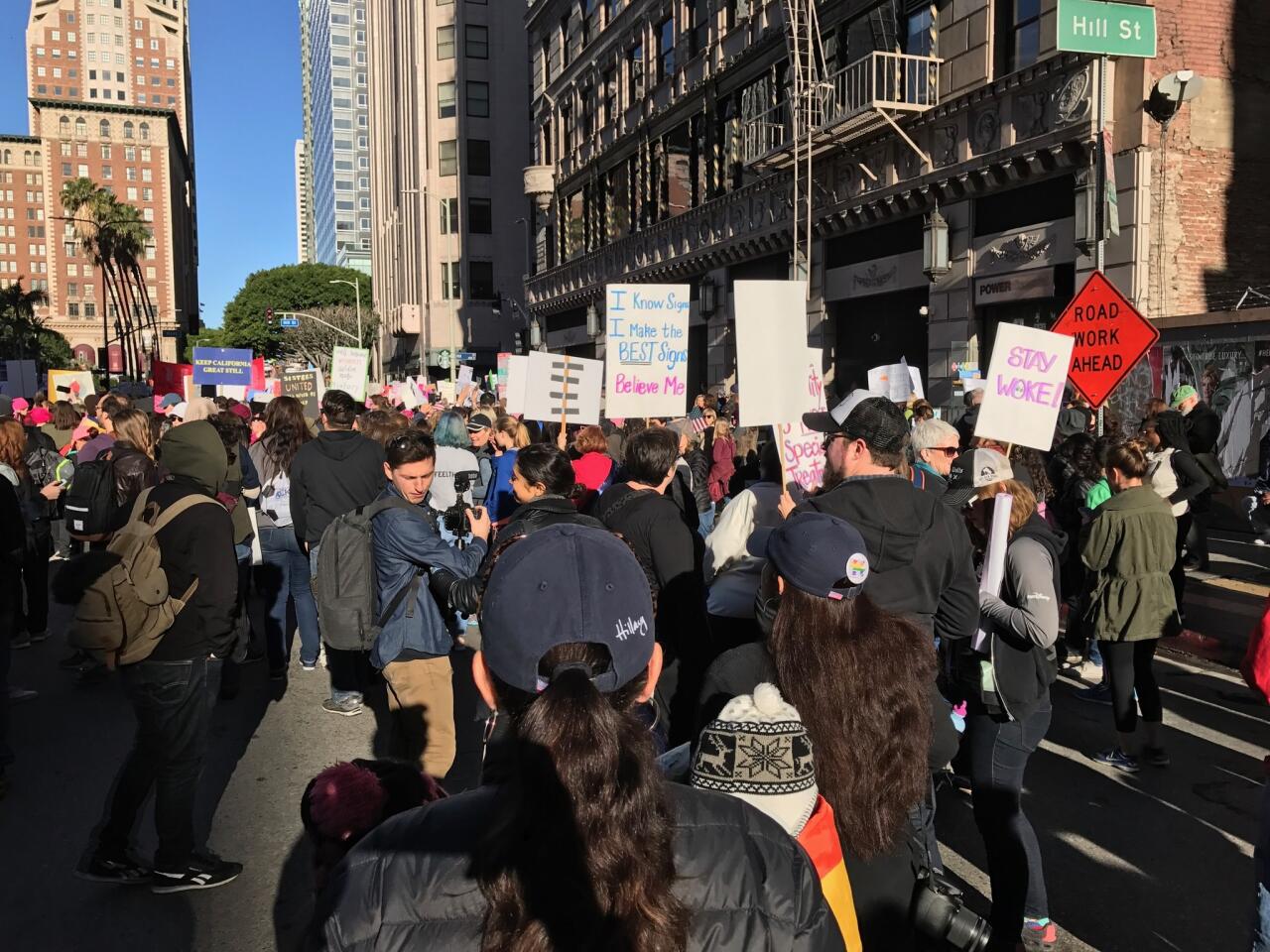 Los Angeles women's march