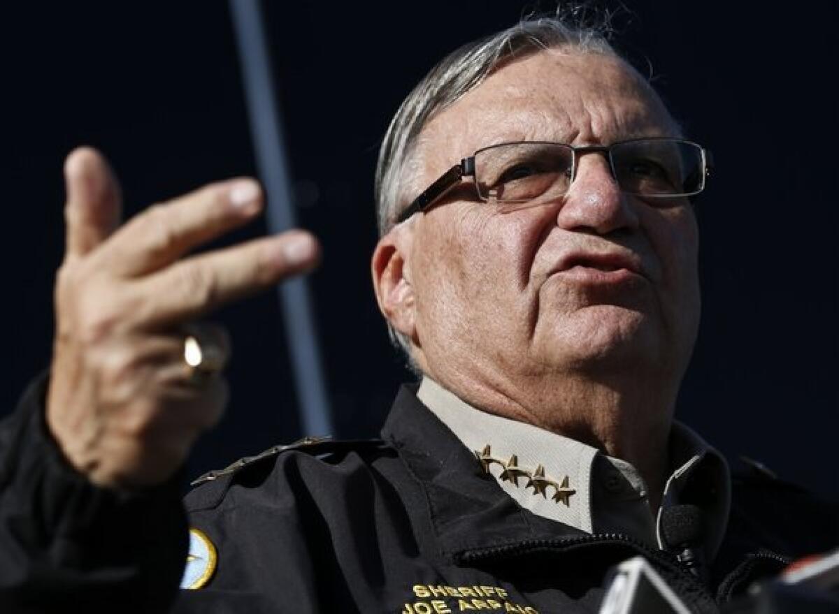 Sheriff Joe Arpaio of Arizona's Maricopa County sent a letter inviting California Gov. Jerry Brown an invitation to visit his tent city to learn about ways to deal with prison overcrowding.