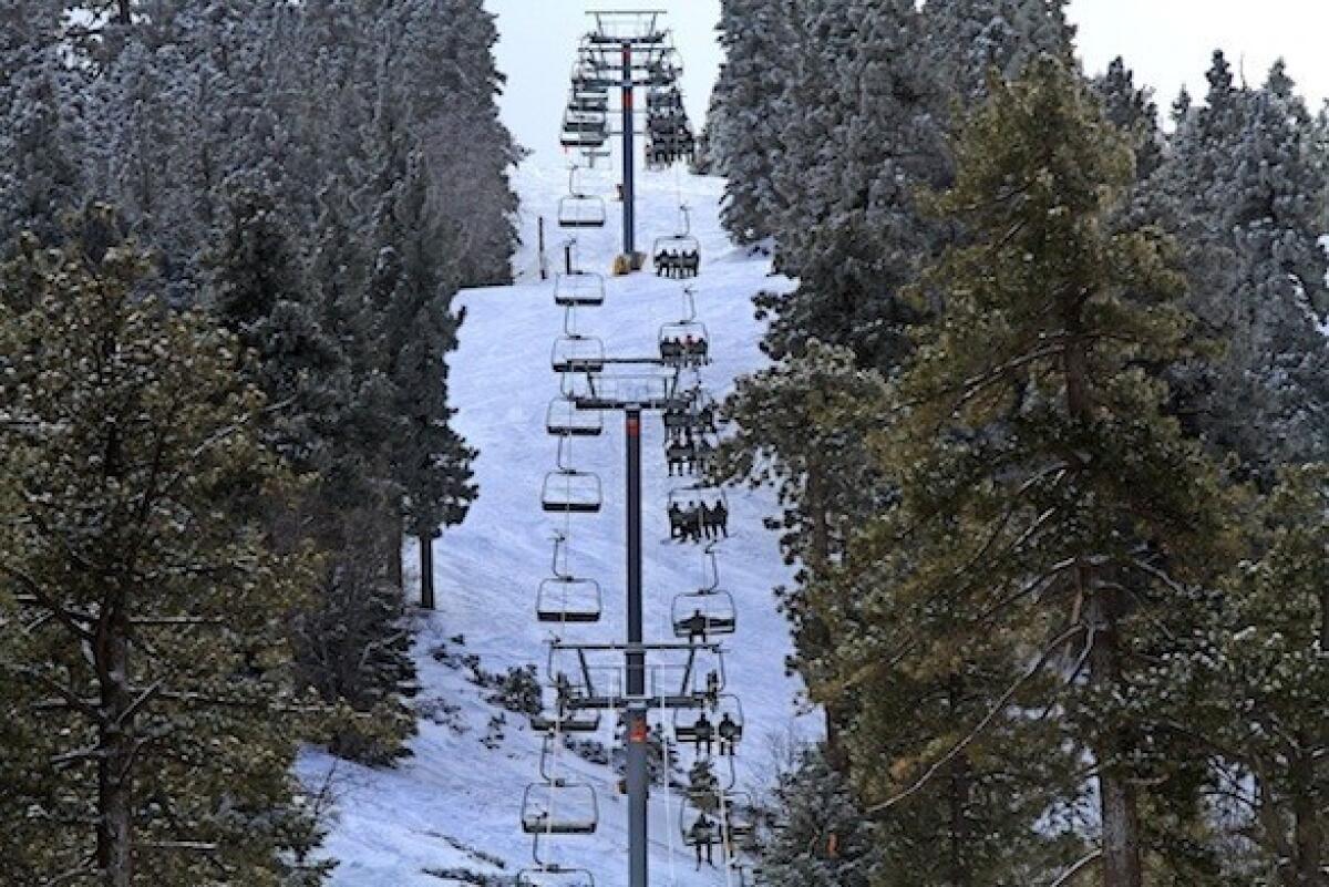 Mountain High ski area looks to college kids to spread the word about the resort in Wrightwood in the San Gabriel Mountains in San Bernardino County.