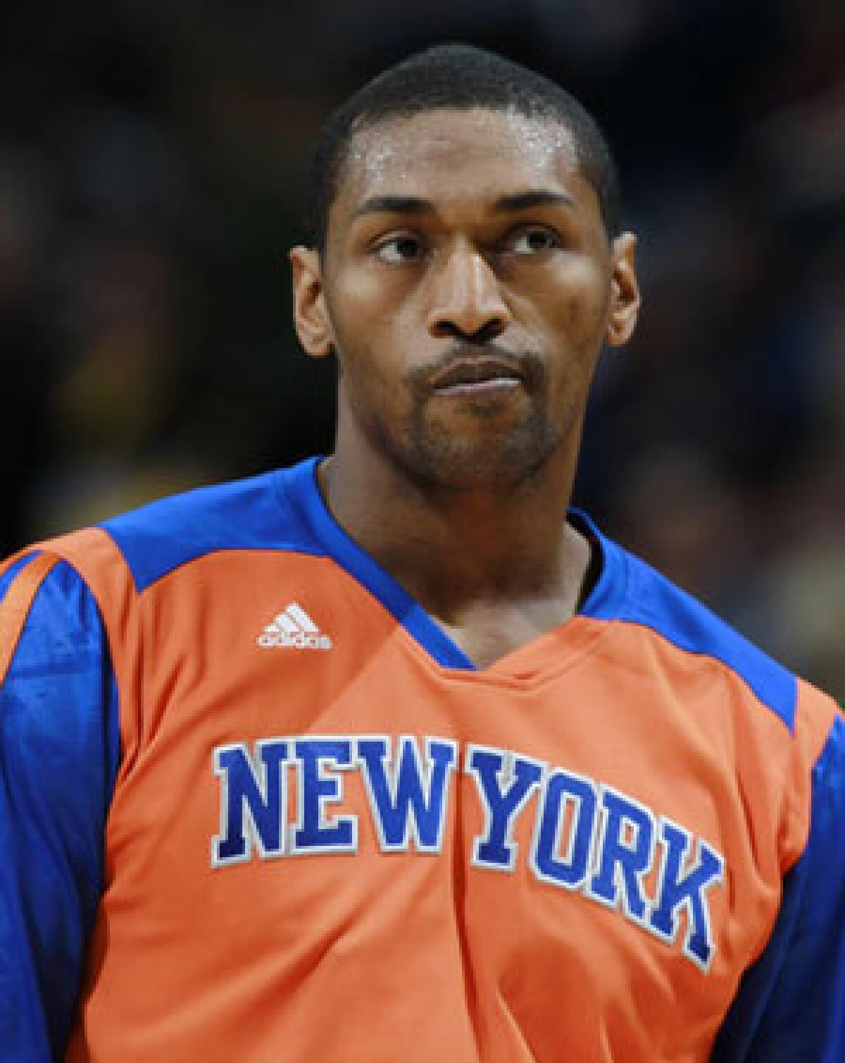 Metta World Peace didn't have a happy time in New York.