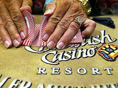 The $157-million Chumash Casino opened last year with 2,000 slot machines. Gambling revenue is projected to exceed $200 million this year, a 40% increase.