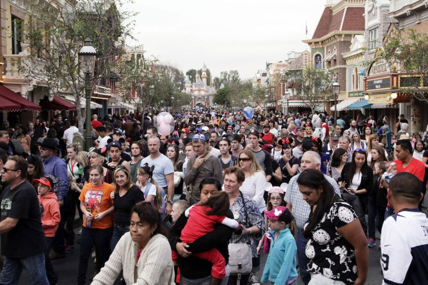 Health experts say the current measles outbreak began at Disneyland over the year-end holidays.
