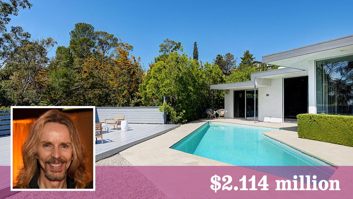 Styx guitarist Tommy Shaw has sold a Midcentury Modern home in Hollywood Hills for $2.114 million.