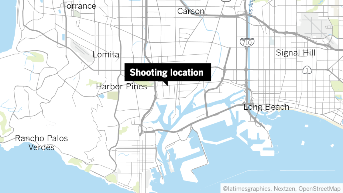 An approximate location of Wednesday's shooting near the 800 block of Bay View Avenue.