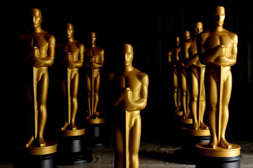 LOS ANGELES, CA - OCTOBER 19: Freshly painted Oscar Statues in preparation for the Governors Awards and the 82nd Academy Awards at a secret location on October 19, 2009 in Northern Los Angeles County, California. (Photo by Kristian Dowling/Getty Images) ORG XMIT: 91958257