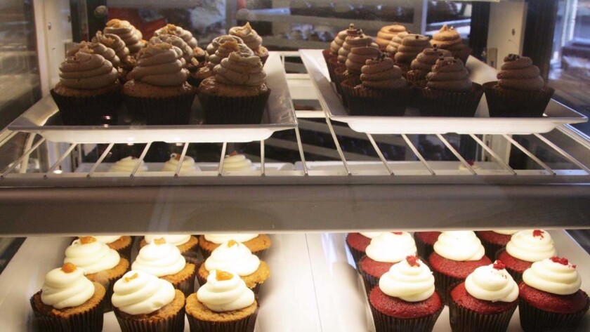 Southern Girl Desserts has a rotating selection of cupcakes in store.