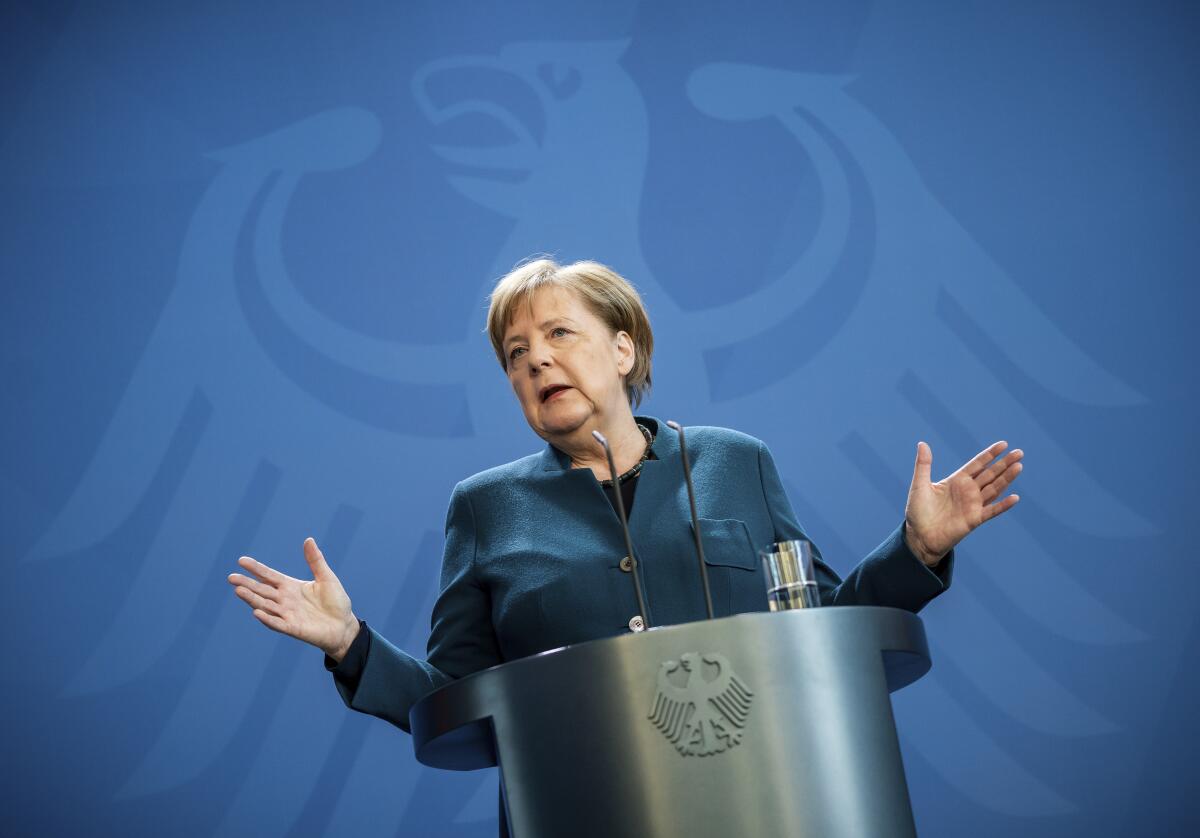 German Chancelllor Angela Merkel 