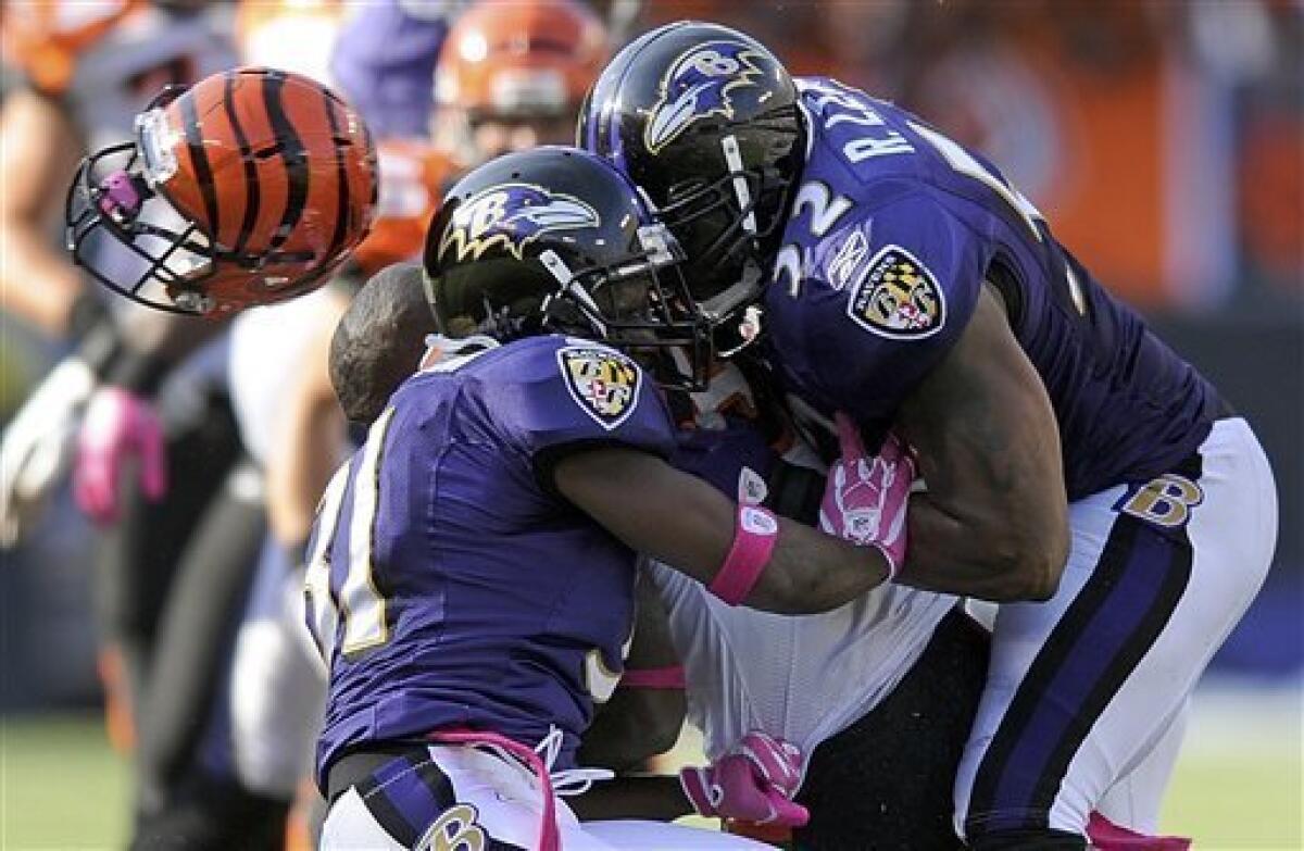 NFL fines Ray Lewis $25,000 for hit on Ochocinco - The San Diego