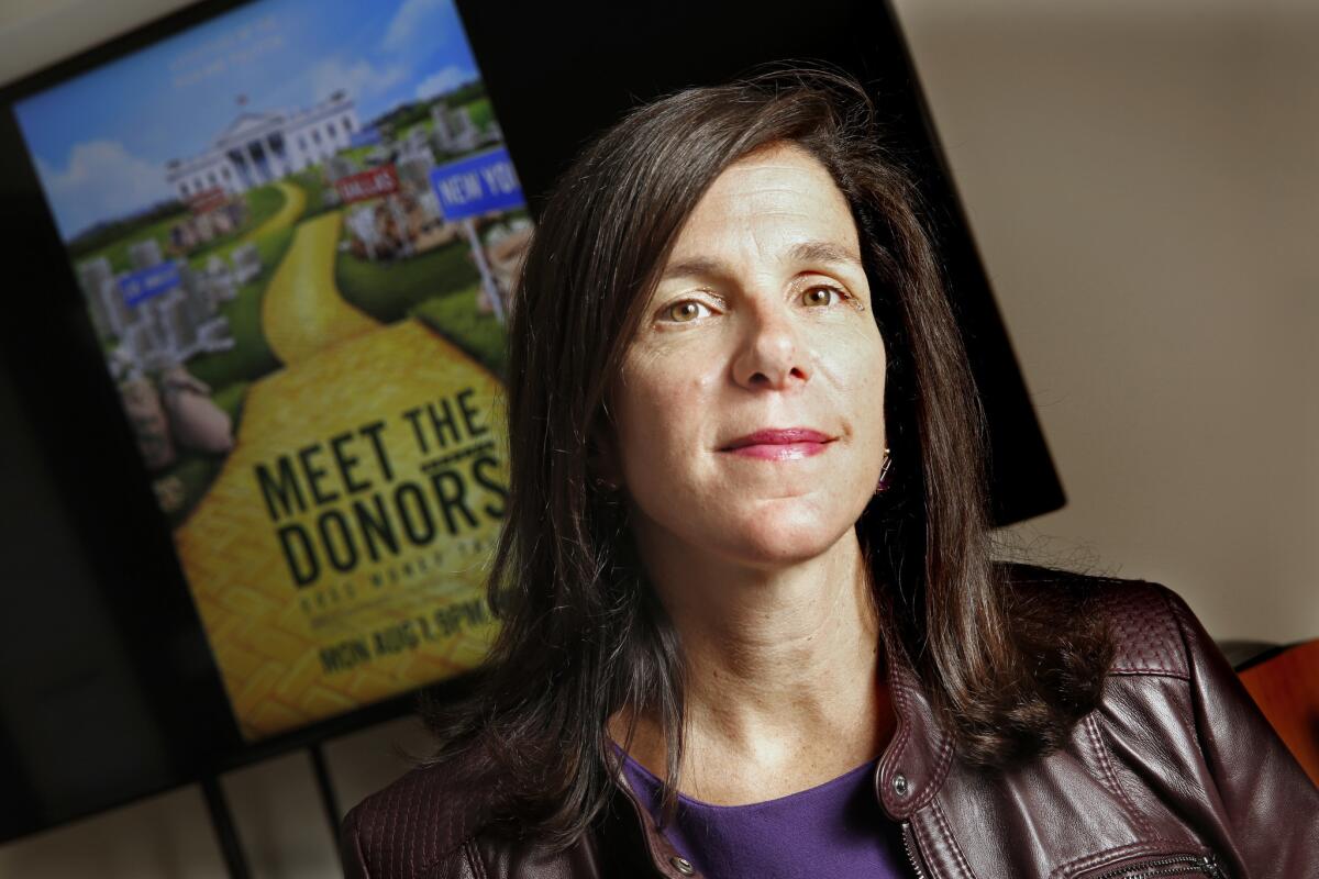 Documentary filmmaker Alexandra Pelosi has a new movie coming out called "Meet the Donors: Does Money Talk?."