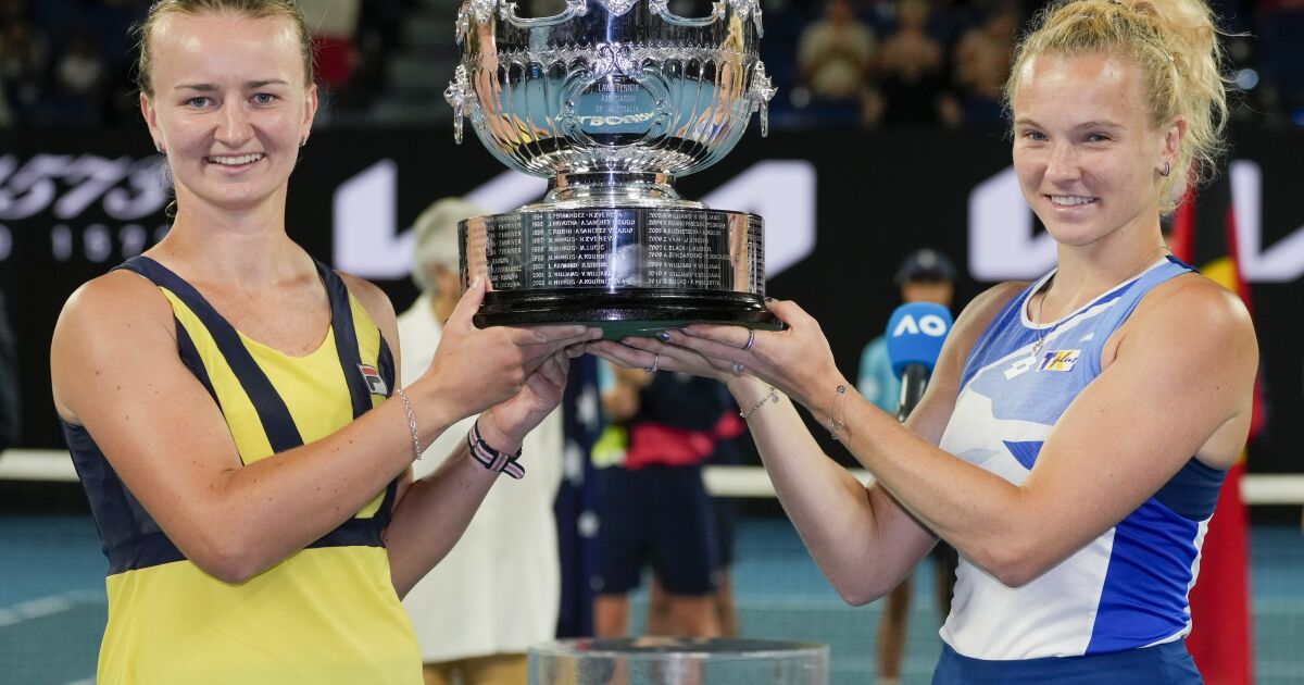 České duo vyhrálo Australian Open ve čtyřhře a připsalo si sedmý titul