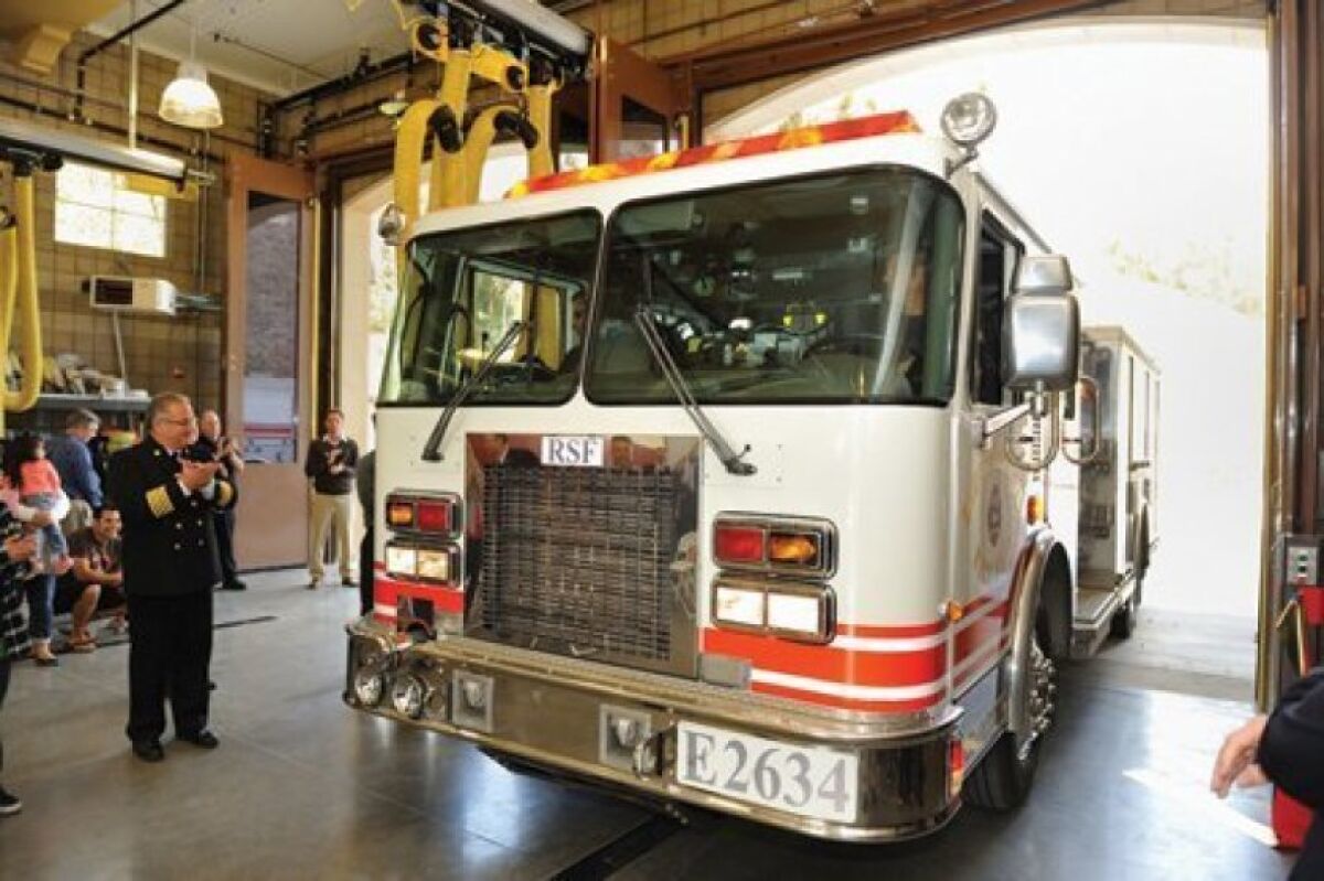 An RSF fire truck.