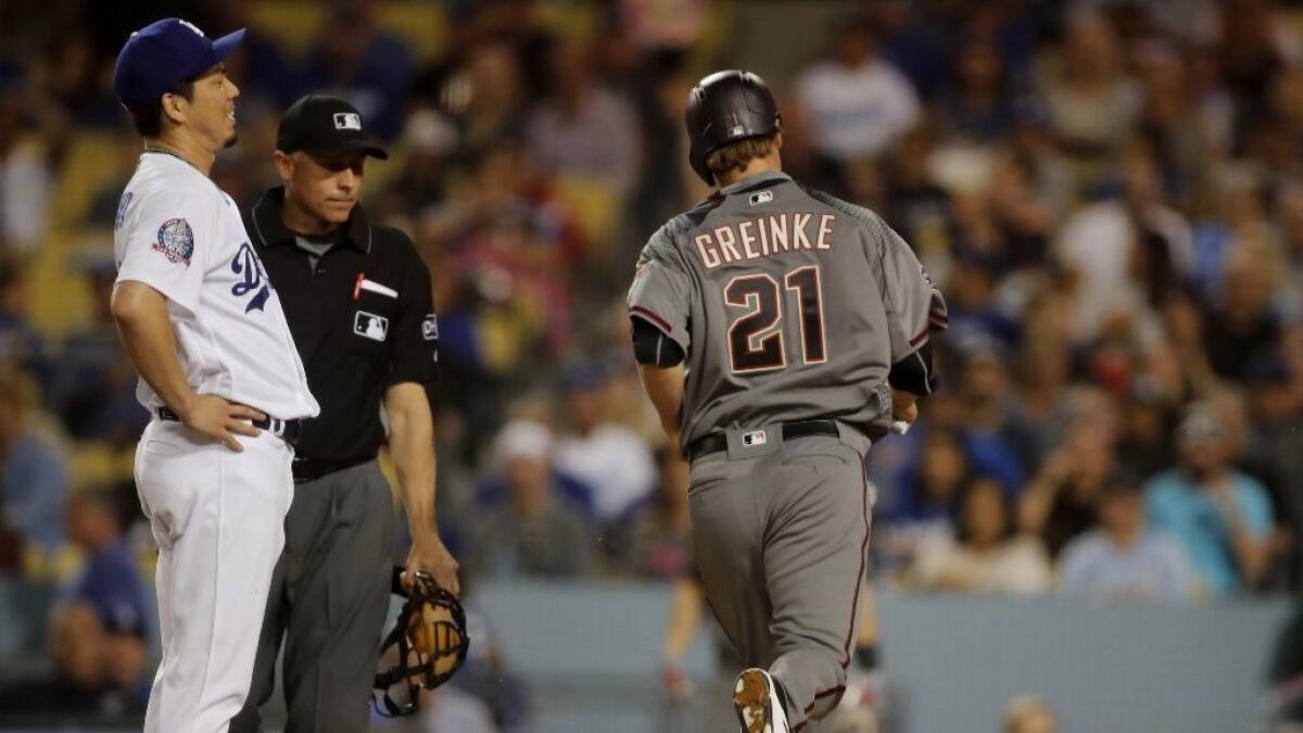 Zack Greinke is starting to find the slider that's been lost so