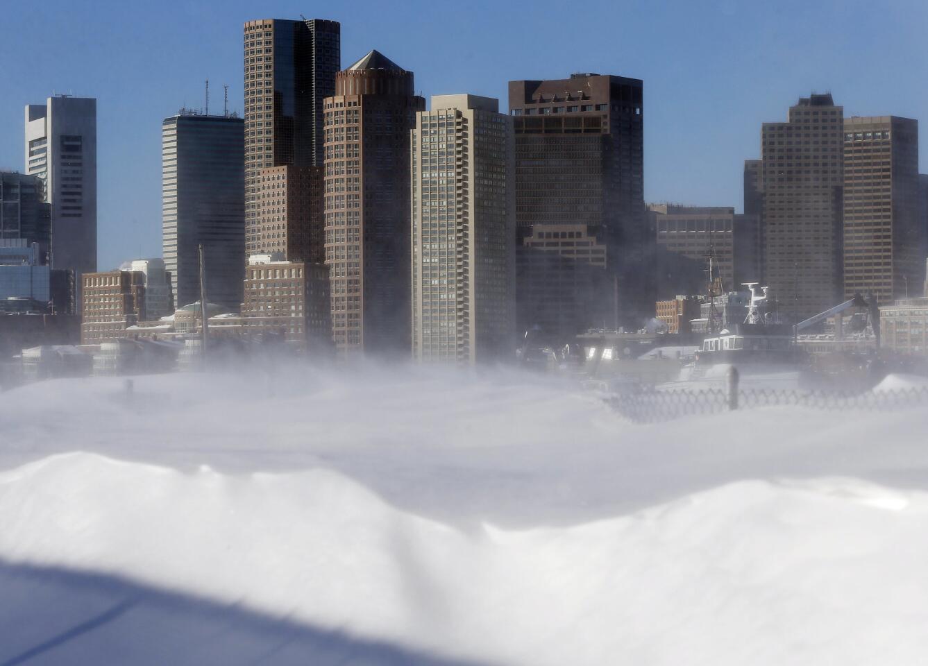 Boston buried in snow