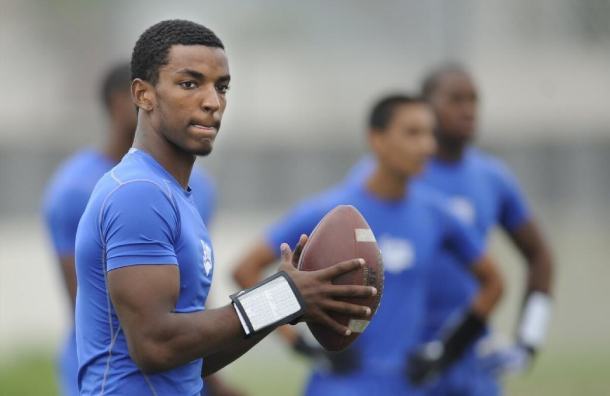 Jalen Greene was a 14-year-old freshman receiver at Serra when the coaches asked for volunteers to play quarterback.
