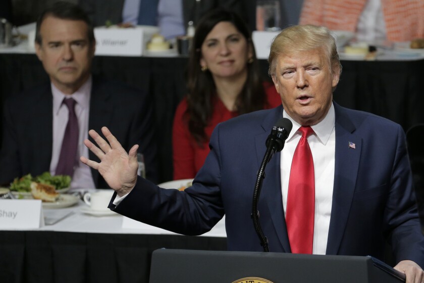 President Trump at the Economic Club of New York