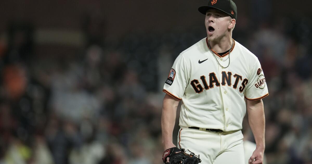 SF Giants rookie Kyle Harrison strikes out 11 in electric home debut