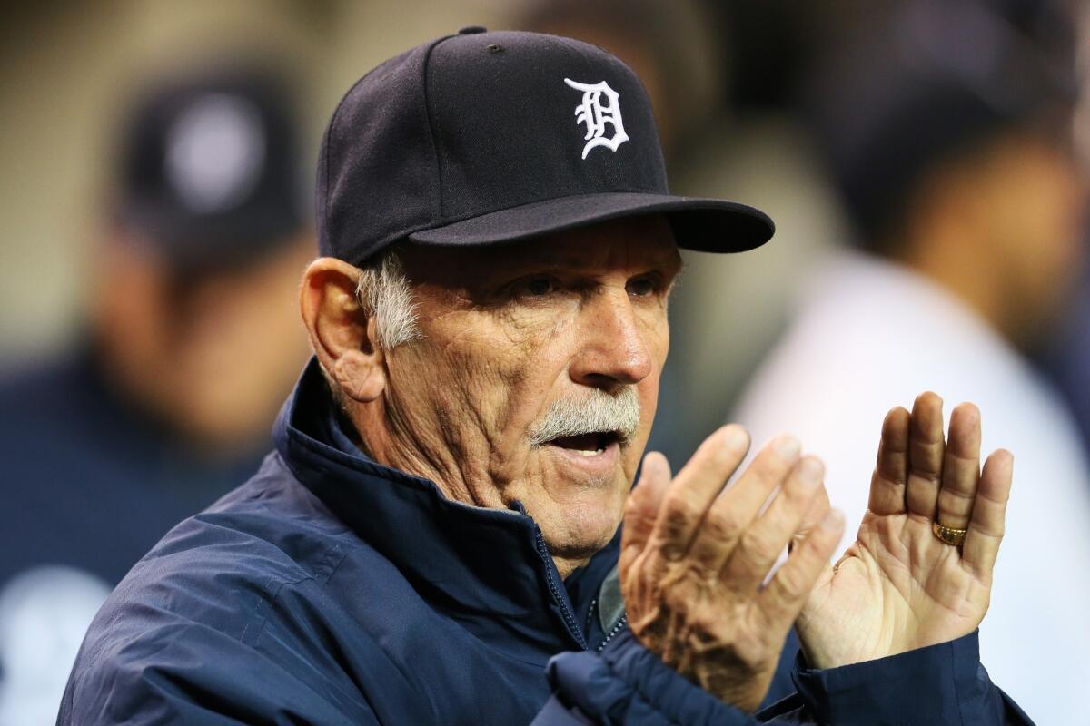 Jim Leyland announced Monday he is stepping down as the manager of the Detroit Tigers.