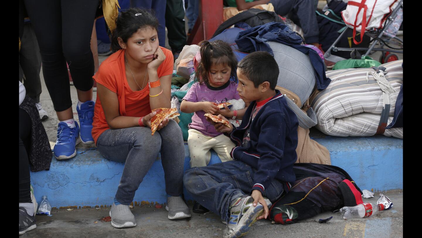 Central American migrant caravan Day-3