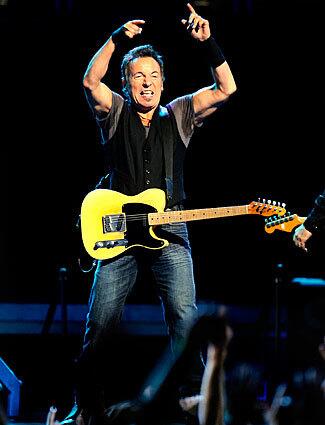 Bruce Springsteen performs in Los Angeles