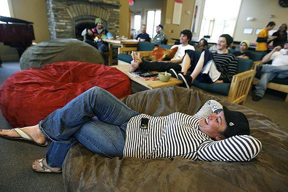 Community college dorms, Mammoth Lakes, lounge