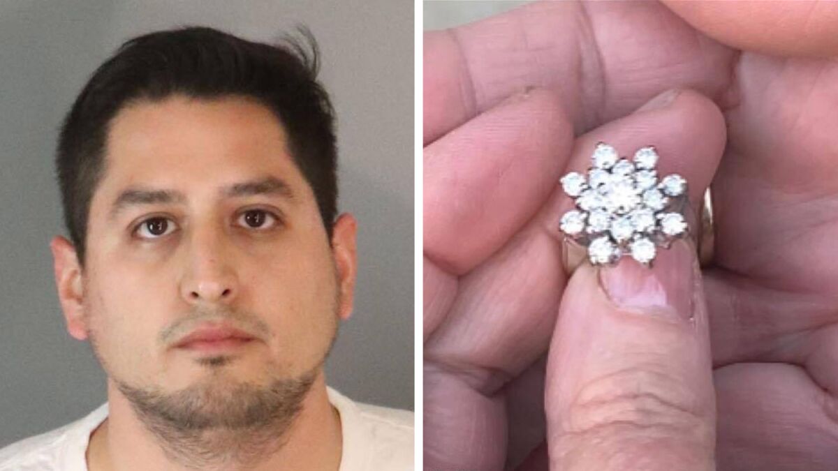Mark Anthony Zuniga is facing criminal charges after allegedly stealing a ring from the hand of a deceased woman