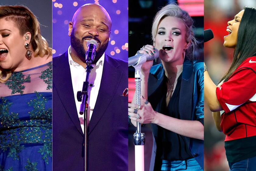 Former "American Idol" winners, from left, Kelly Clarkson, Ruben Studdard, Carrie Underwood and Jordin Sparks are among the franchise's most recognizable talent.
