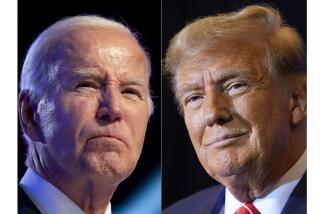FILE - This combo image shows President Joe Biden, left, Jan. 5, 2024, and Republican presidential candidate former President Donald Trump, right, Jan. 19, 2024. (AP Photo, File)