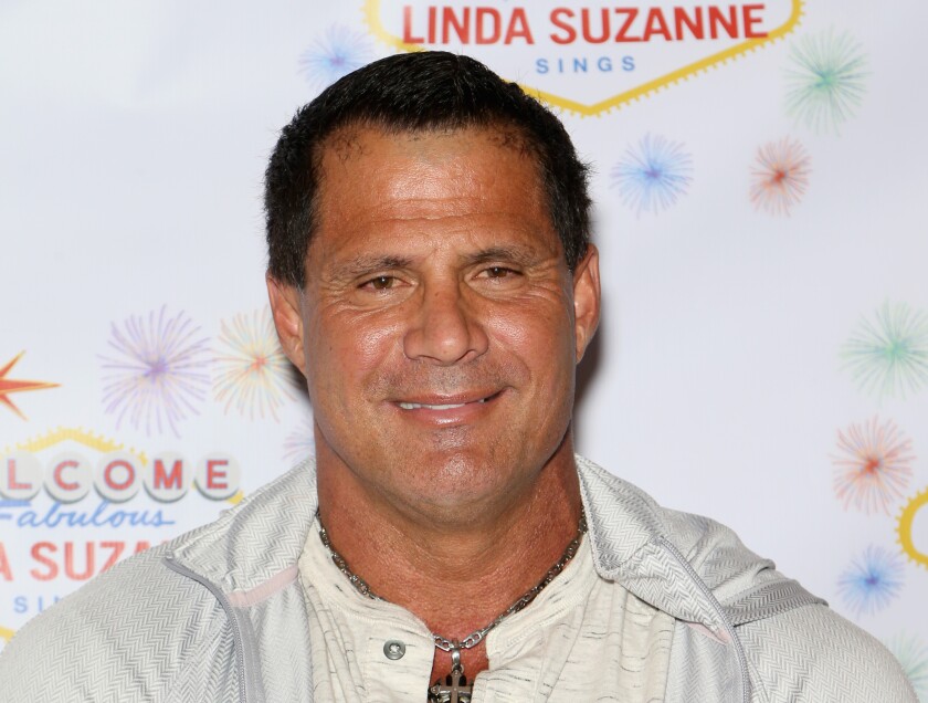  Jose Canseco at an event in Las Vegas in 2017.