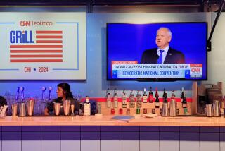 Inside the CNN Politico Grill at the Democratic National Convention in Chicago