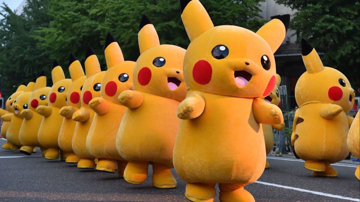 A Pikachu parade in Yokohama, Japan in 2015.