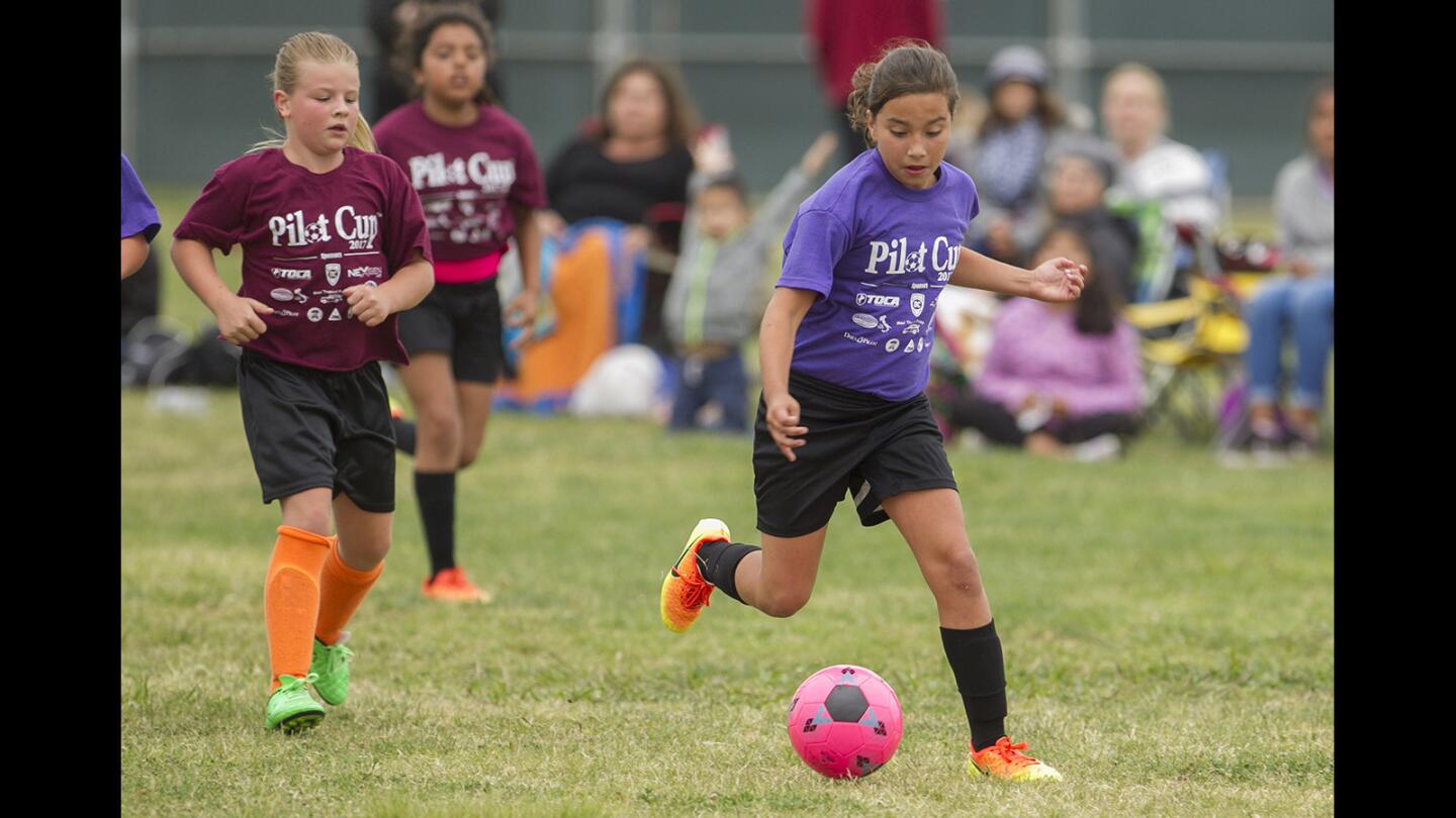 Photo Gallery: Newport Coast vs. Sonora during a Pilot Cup girls' 3-4 silver division game