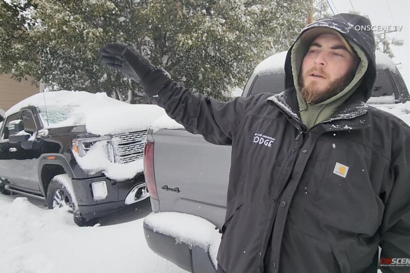 Brady Wade shares the dramatic story of how his wife went into labor in the middle of this historic and apocalyptic storm and had brave unplowed roads in the middle of a blizzard to get his wife to a maternity hospital down in Fontana.