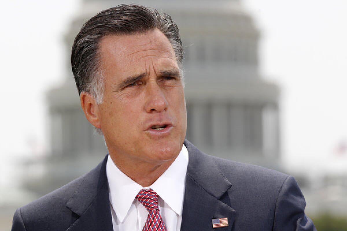 Republican presidential candidate Mitt Romney.