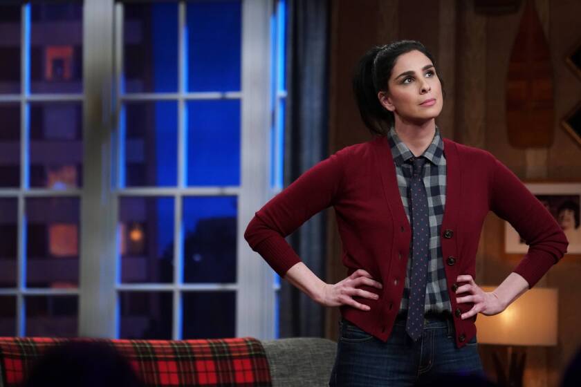 Sarah Silverman in the final episode of her since-canceled Hulu series ‘I Love You, America’