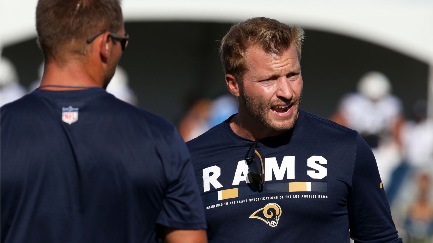 Rams coach Sean McVay takes negative comments from Mike Martz in stride - Los  Angeles Times