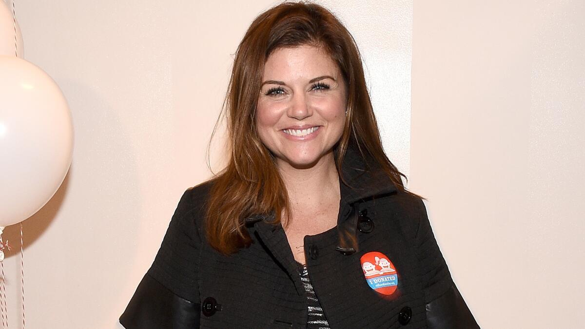 Actress and chef Tiffani Thiessen has welcomed her second child, a boy.