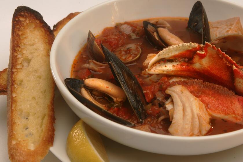 This cioppino is an easy-to-make showcase for good seafood. Recipe: Ocean Avenue cioppino