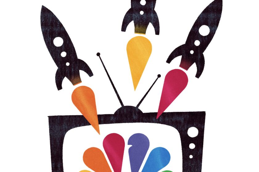 CAPTION: Illustration for ?NBC's 'Must See TV' team of the '90s, still a creative force today.? FOR SUNDAY CALENDAR MAY 5, 2019. Credit is Alex Nabaum / For The Times