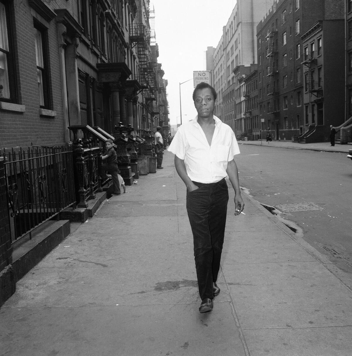 James Baldwin in New York, June 19, 1963.