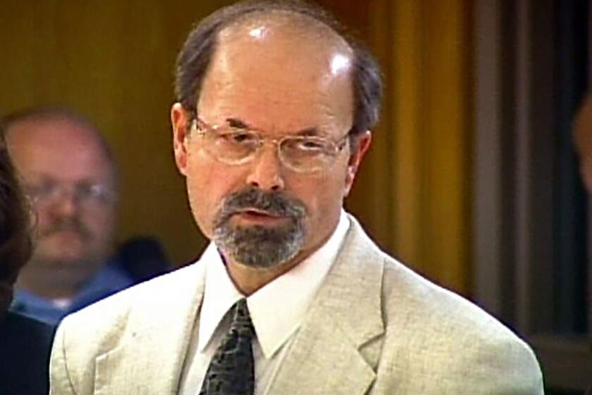 In this image made from video and provided by Court TV, Dennis Rader , 60, of Park City, Kan., speaks in court in Wichita, Kan., Monday, June 27, 2005. Rader, who admitted killing 10 people in the Wichita area between 1974 and 1991, taunted media and police with cryptic messages calling himself "BTK," for ``Bind, Torture, Kill.'' (AP Photo/Court TV, Pool) ORG XMIT: NY113