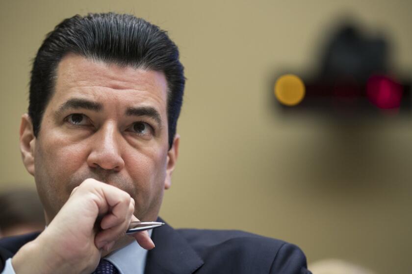 WASHINGTON, DC - OCTOBER 25: Dr. Scott Gottlieb, commissioner of the Food and Drug Administration (FDA), testifies during a House Energy and Commerce Committee hearing concerning federal efforts to combat the opioid crisis, October 25, 2017 in Washington, DC. Lawmakers on the committee threatened to subpoena information from the Drug Enforcement Agency (DEA) regarding their delayed responses about drug distributors that poured in millions of pain pills into West Virginia. (Photo by Drew Angerer/Getty Images) ** OUTS - ELSENT, FPG, CM - OUTS * NM, PH, VA if sourced by CT, LA or MoD **