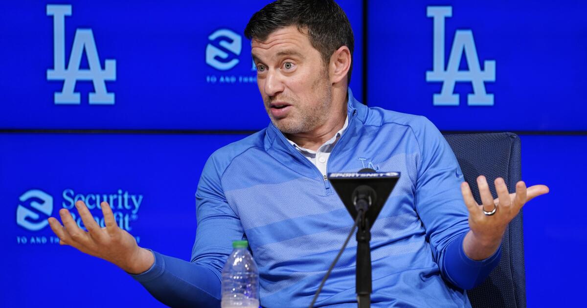 Andrew Friedman explains Dodgers' decision not to spend big - Los Angeles Times
