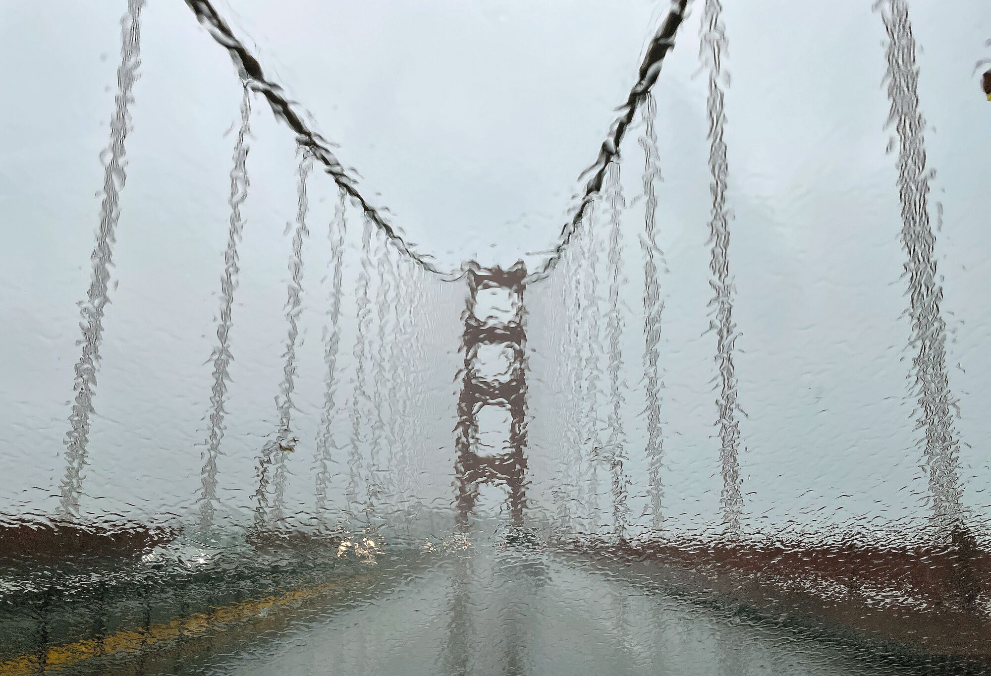 The Golden Gate Bridge on Wednesday.
