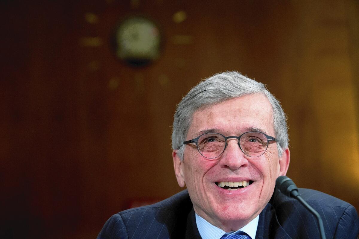 Federal Communications Commission Chairman Tom Wheeler discusses the FCC budget request on Capitol Hill.