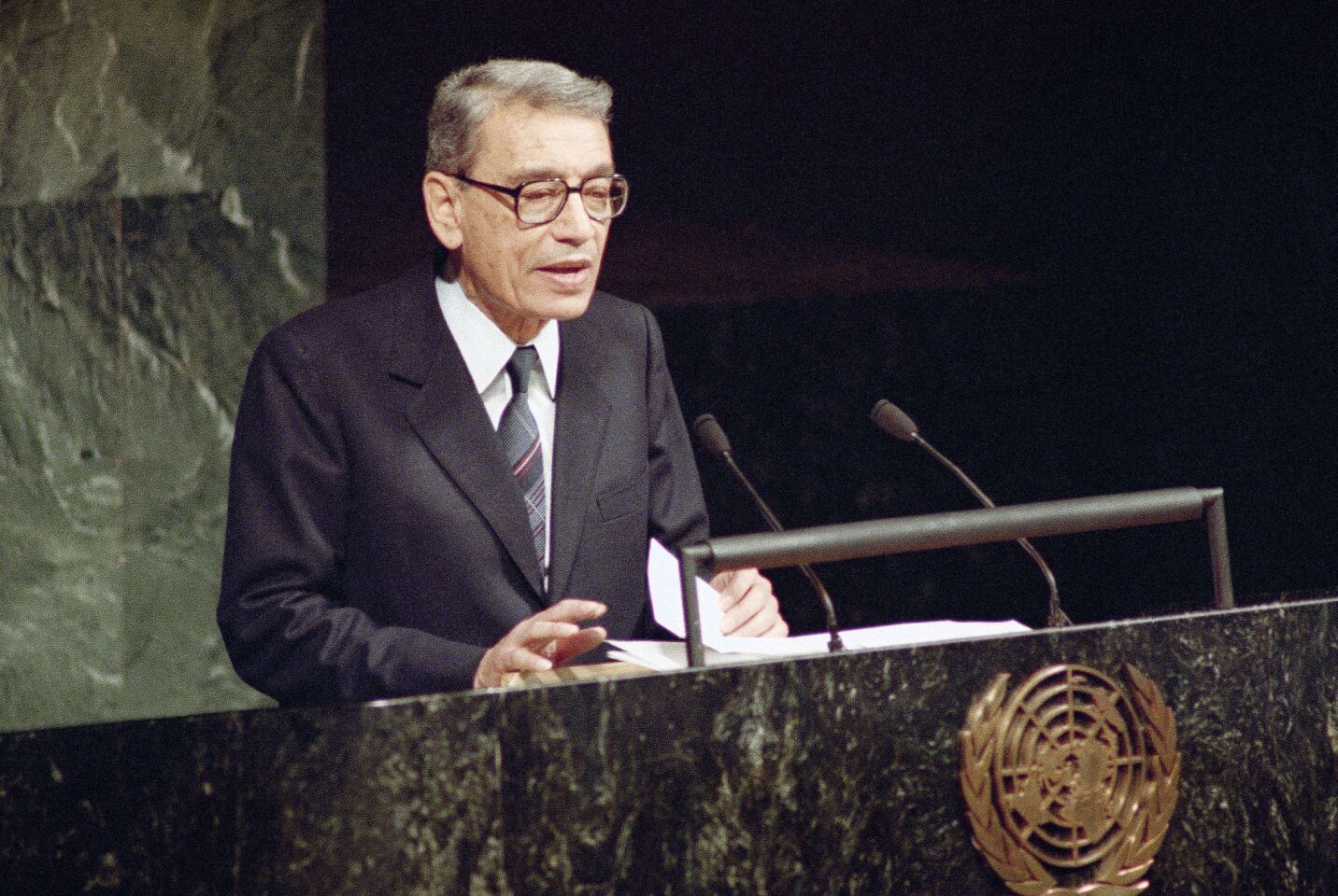 The Egyptian diplomat helped negotiate his country's landmark peace deal with Israel but then clashed with the United States when he served a single term as U.N. secretary-general. He was 93. Full obituary