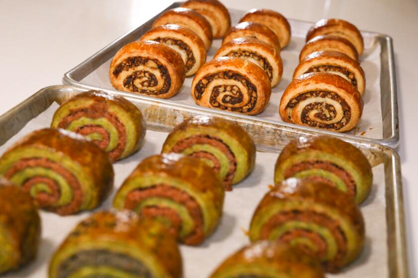 Nazook pastries are displayed.