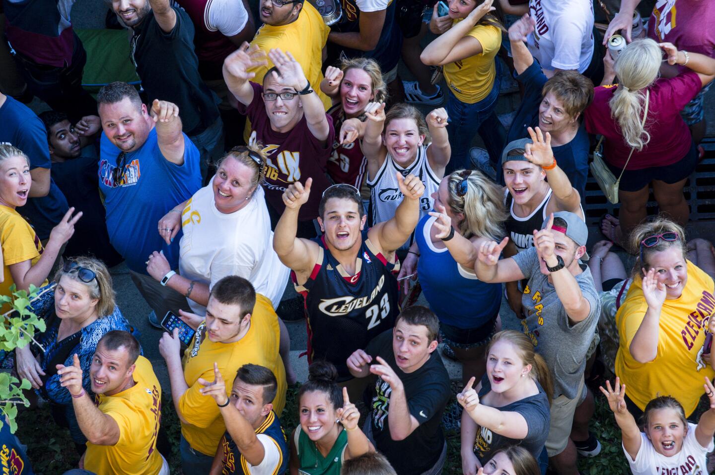 Cleveland Cavaliers Fans Watch Game Seven In Cleveland