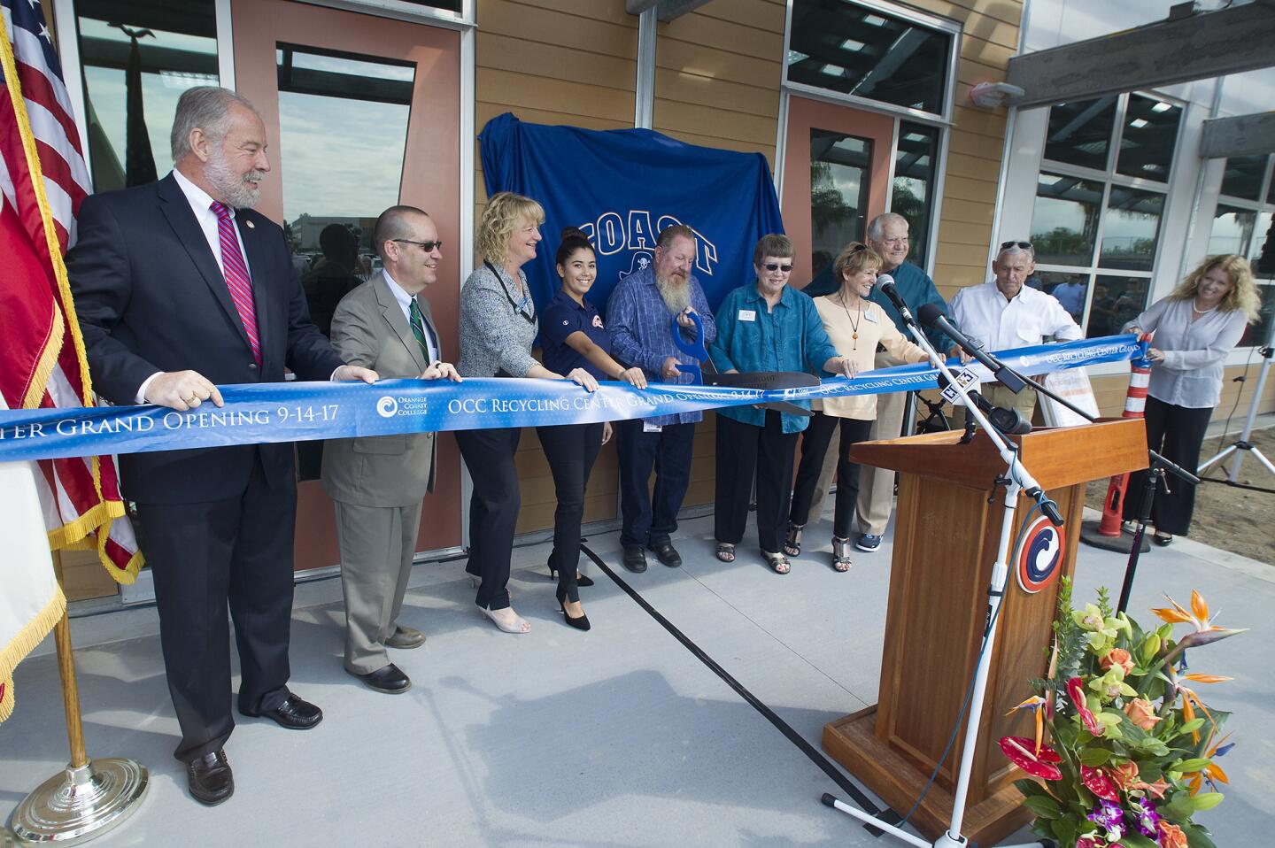 New OCC Recycling Center opens with ceremony